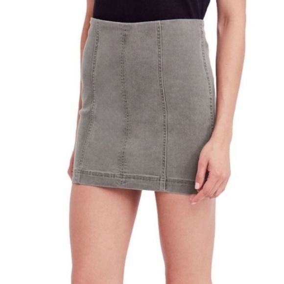Free People Dresses & Skirts - NWT Free People Modern Femme Jean Skirt